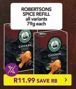 Shoprite Robertsons spice refill all variants offer