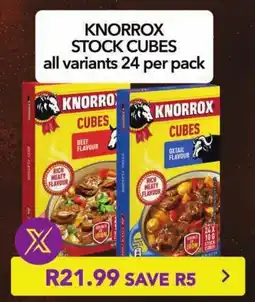 Shoprite Knorrox stock cubes all variants offer