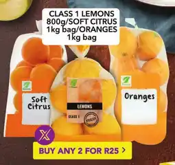 Shoprite Class 1 lemons/ soft citrus/ oranges offer