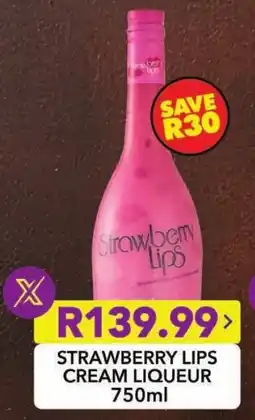 Shoprite Strawberry lips cream liqueur offer