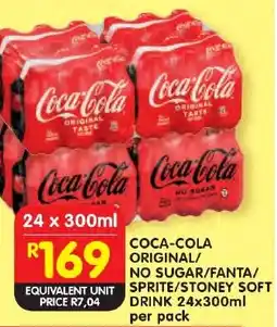 Shoprite Coca-cola original/ no sugar/fanta/ sprite/stoney soft drink offer