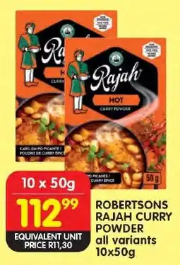 Shoprite Robertsons rajah curry powder all variants offer