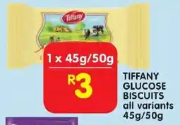 Shoprite Tiffany glucose biscuits all variants offer