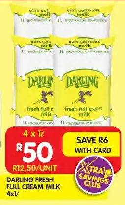 Shoprite Darling fresh full cream milk offer