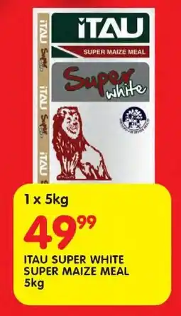 Shoprite Itau super white super maize meal offer