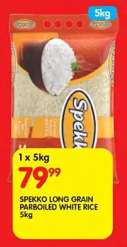 Shoprite Spekko long grain parboiled white rice offer