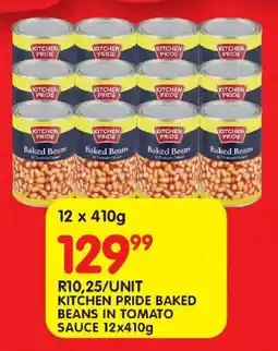 Shoprite Kitchen pride baked beans in tomato sauce offer