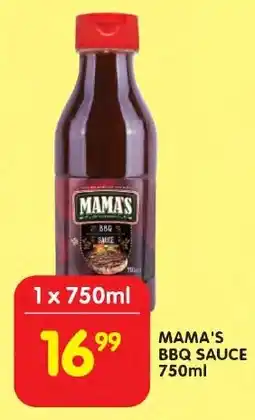 Shoprite Mama's bbq sauce offer