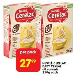 Shoprite Nestlé cerelac baby cereal all variants offer
