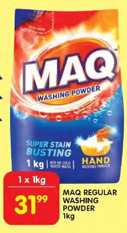 Shoprite Maq regular washing powder offer