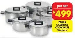 Shoprite Zebra caserole cookware offer