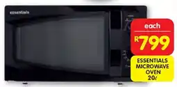 Shoprite Essentials microwave oven offer