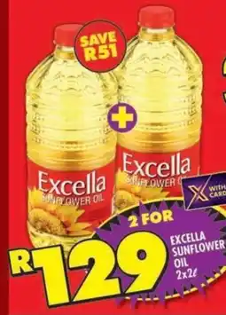 Shoprite Excella sunflower oil offer