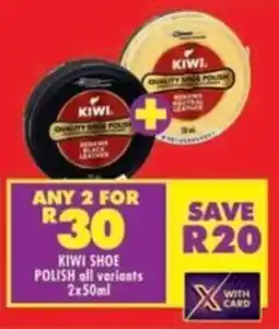 Shoprite Kiwi shoe polish all variants offer