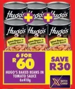 Shoprite Hugo's baked beans in tomato sauce offer