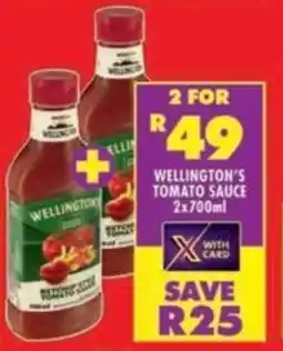 Shoprite Wellington's tomato sauce offer