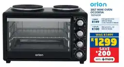Russells Orion mini oven offer