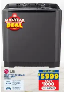 Russells LG twin tub black offer