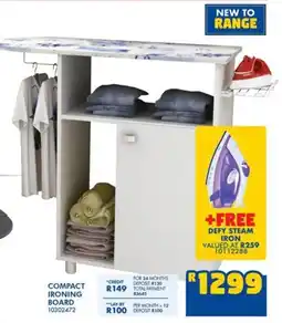 Russells Compact ironing board offer
