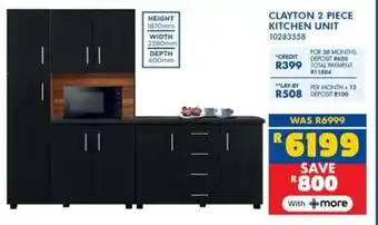 Russells Clayton kitchen unit offer
