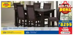 Russells Amber dining room suite offer