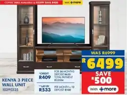 Russells Kenya wall unit offer