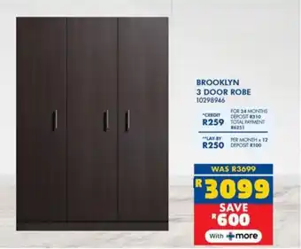 Russells Brooklyn 3 door robe offer