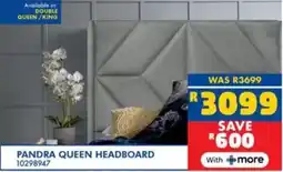 Russells Pandra queen headboard offer