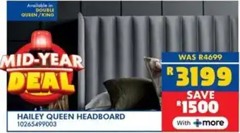 Russells Hailey queen headboard offer