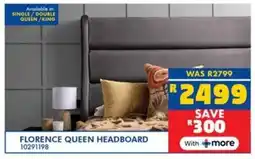 Russells Florence queen headboard offer