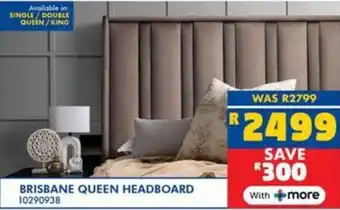 Russells Brisbane queen headboard offer