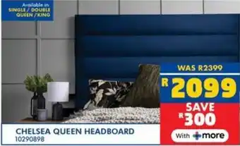 Russells Chelsea queen headboard offer