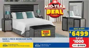 Russells Kade bedroom suite offer