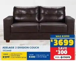 Russells Adelaide 2 division couch offer