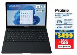 Russells Proline intel celeron N4020 laptop offer