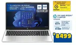 Russells Hp 255 amd ryzen 3 laptop offer