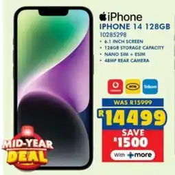 Russells iPhone 14 128GB offer