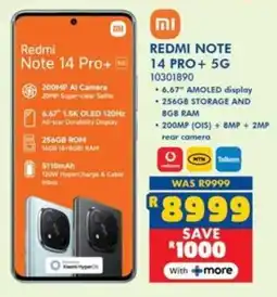 Russells Redmi Note 14 Pro+ 5G offer