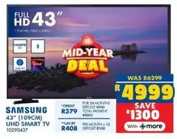Russells Samsung 43" (109cm) uhd smart tv offer