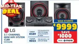 Russells LG 2.1 channel mini hifi system cl88 offer