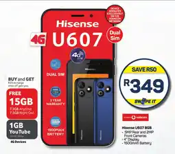 Pick n Pay Hypermarket Hisense U607 8GB offer