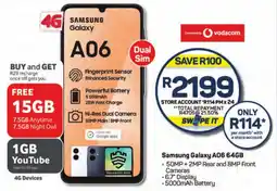 Pick n Pay Hypermarket Samsung Galaxy A06 64GB offer