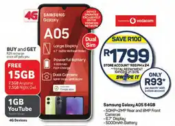 Pick n Pay Hypermarket Samsung Galaxy A05 64GB offer