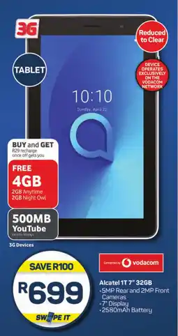 Pick n Pay Hypermarket Alcatel 1T 7" 32GB offer