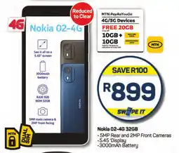 Pick n Pay Hypermarket Nokia 02-4G 32GB offer