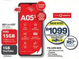 Pick n Pay Hypermarket Itel A05S 32GB offer