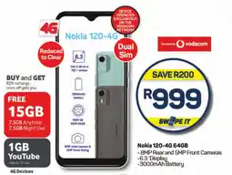 Pick n Pay Hypermarket Nokia 120-4G 64GB offer