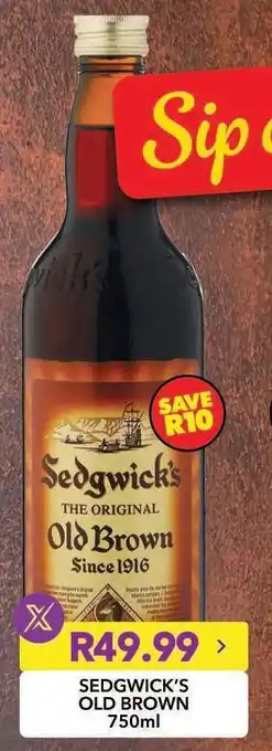 Shoprite Sedgwick's Old Brown 750ml offer