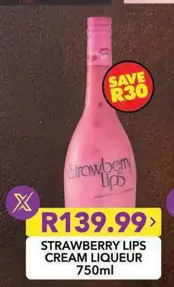 Shoprite Strawberry Lips Cream Liqueur 750ml offer
