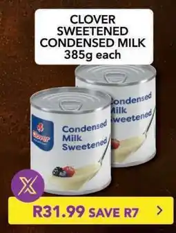 Shoprite Clover Sweetened Condensed Milk 385g offer